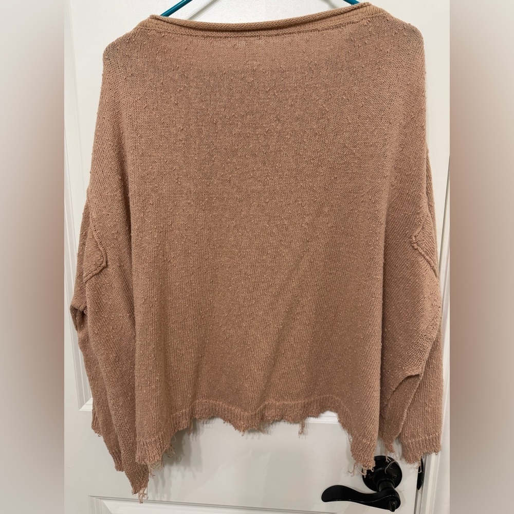 Free People Tan Knit Sweater - Picture 4 of 7